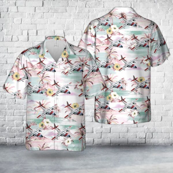 US Coast Guard Fairchild C-123 Provider Hawaiian Shirt – Gift for Dad Father’s Day