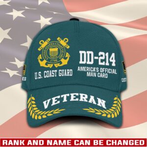 US Coast Guard, Freedom Isn’t Free – Classic Cap Gift for Men Dad Fathers