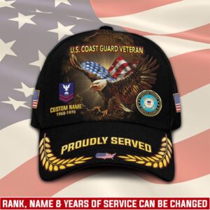 US Coast Guard, Freedom Isn’t Free – Classic Cap Gift for Men Dad Fathers