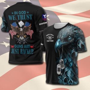 US Coast Guard, Freedom Isn’t Free – T-Shirt - Gift for Dad Father's Day