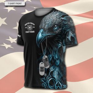 US Coast Guard, Freedom Isn’t Free – T-Shirt - Gift for Dad Father's Day 3