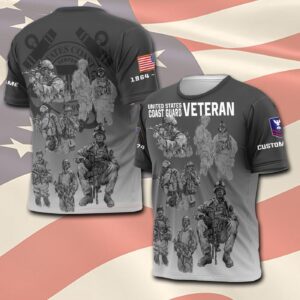 US Coast Guard, Freedom Isn’t Free – T-Shirt - Gift for Dad Father's Day