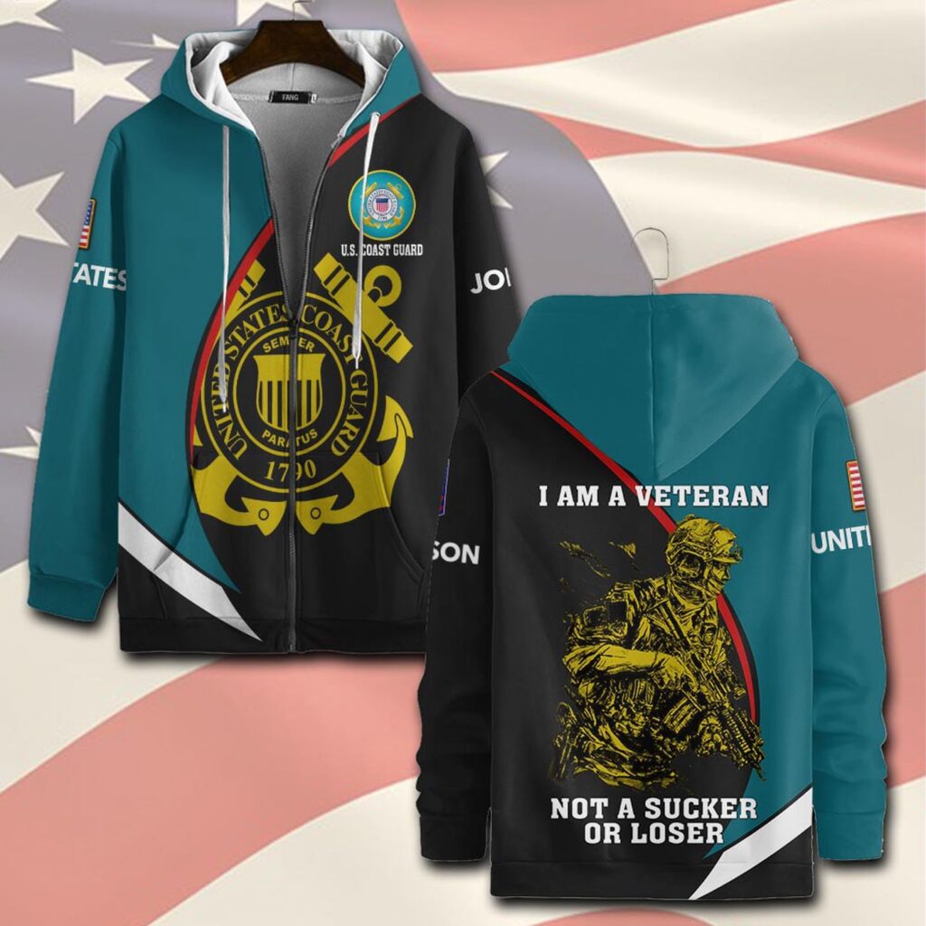 US Coast Guard, Freedom Isn’t Free – Zip Hoodie – Gift for Dad Father’s Day US Coast Guard, Freedom Isn’t Free – Zip Hoodie – Gift for Dad Father’s Day