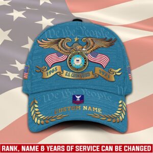 US Coast Guard, Freedom Over Fear – Classic Cap Gift for Men Dad Fathers