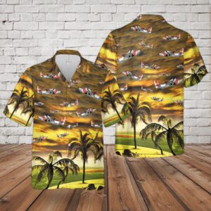 US Coast Guard Grumman HU-16 Albatross Hawaiian Shirt - Gift for Dad Father's Day