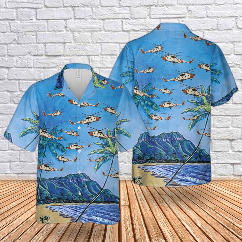 US Coast Guard H-3 Helicopter Hawaiian Shirt – Gift for Dad Father’s Day US Coast Guard H-3 Helicopter Hawaiian Shirt – Gift for Dad Father’s Day
