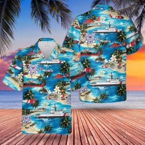 US Coast Guard Hawaiian Shirt - Gift for Dad Father's Day