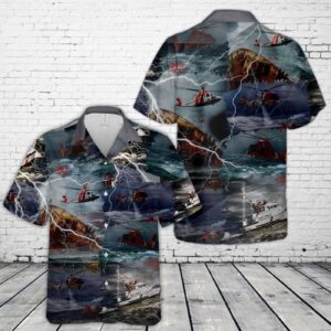 US Coast Guard Hawaiian Shirt - Gift for Dad Father's Day