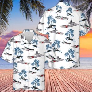 US Coast Guard Hawaiian Shirt - Gift for Dad Father's Day