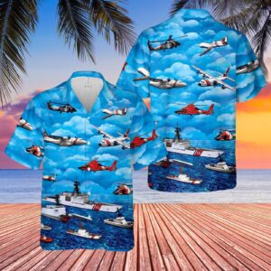 US Coast Guard Hawaiian Shirt - Gift for Dad Father's Day