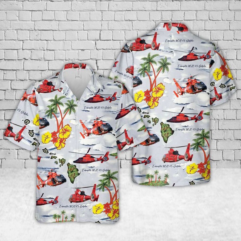 US Coast Guard Helicopter Hawaiian Shirt – Gift for Dad Father’s Day US Coast Guard Helicopter Hawaiian Shirt – Gift for Dad Father’s Day