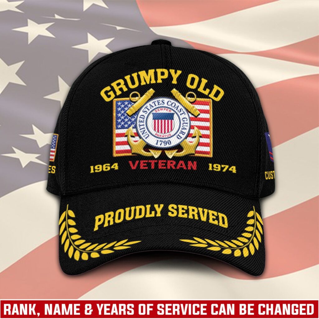 US Coast Guard, Honor, Duty, Service – Classic Cap Gift for Men Dad Fathers US Coast Guard, Honor, Duty, Service – Classic Cap Gift for Men Dad Fathers