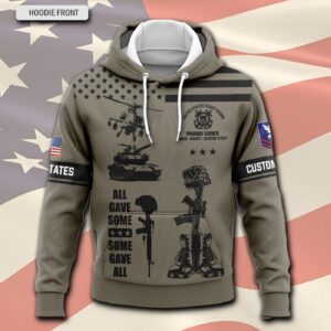 US Coast Guard, Honor, Duty, Service – Hoodie - Gift for Dad Father's Day 1