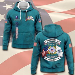 US Coast Guard, Honor, Duty, Service – Hoodie - Gift for Dad Father's Day