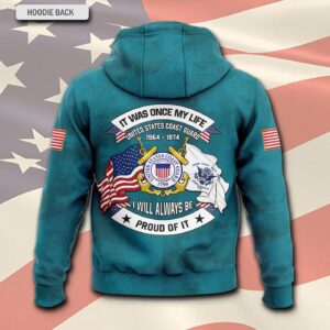 US Coast Guard, Honor, Duty, Service – Hoodie - Gift for Dad Father's Day 1
