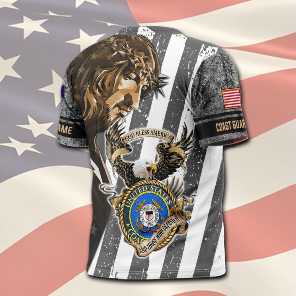 US Coast Guard, Honor, Duty, Service – T-Shirt – Gift for Dad Father’s Day