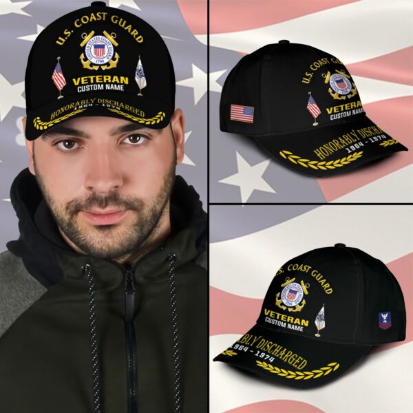 US Coast Guard, Honor The Fallen – Classic Cap Gift for Men Dad Fathers