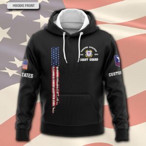 US Coast Guard, Honor The Fallen – Hoodie - Gift for Dad Father's Day 1