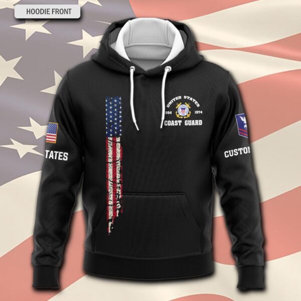 US Coast Guard, Honor The Fallen – Hoodie – Gift for Dad Father’s Day