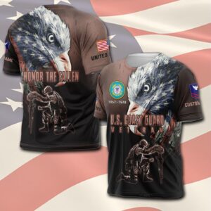US Coast Guard, Honor The Fallen – T-Shirt - Gift for Dad Father's Day