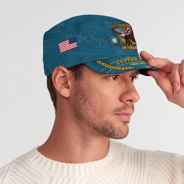US Coast Guard, Honoring All Who Served – Military Cap Gift for Men Dad Fathers