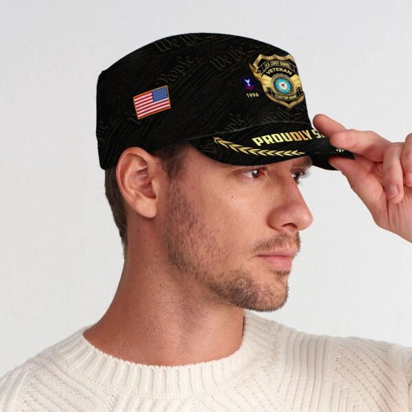 US Coast Guard, Honoring All Who Served – Military Cap Gift for Men Dad Fathers