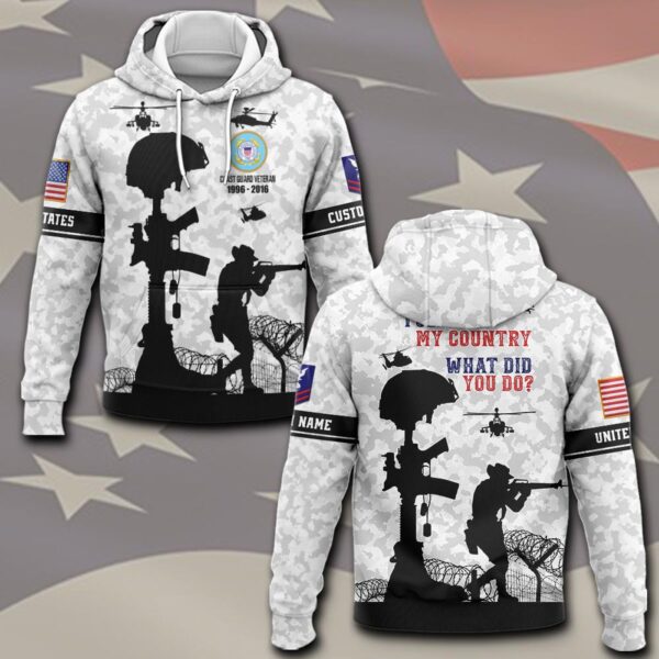 US Coast Guard – Hoodie – Gift for Dad Father’s Day