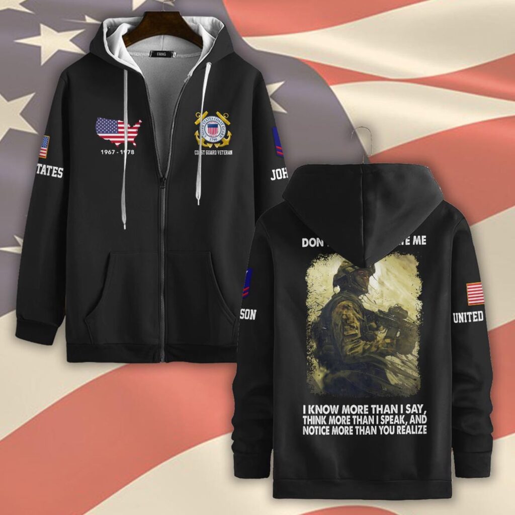 US Coast Guard, I Walked The Walk – Zip Hoodie – Gift for Dad Father’s Day US Coast Guard, I Walked The Walk – Zip Hoodie – Gift for Dad Father’s Day
