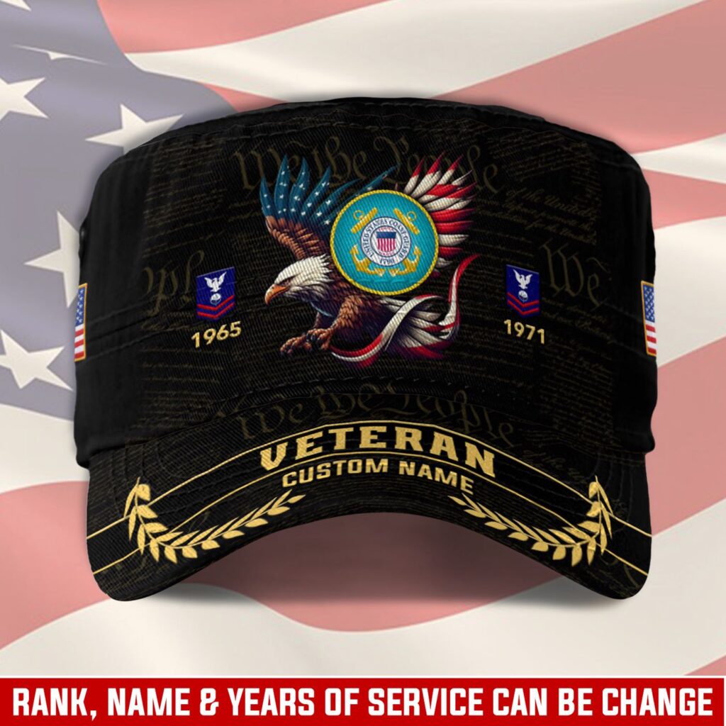 US Coast Guard, Land Of The Free, Because Of The Brave – Military Cap Gift for Men Dad Fathers US Coast Guard, Land Of The Free, Because Of The Brave – Military Cap Gift for Men Dad Fathers