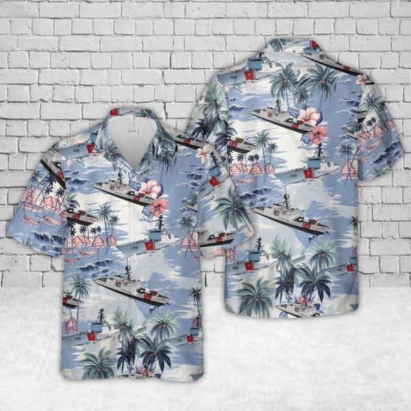 US Coast Guard Legend-class cutter Hawaiian Shirt – Gift for Dad Father’s Day