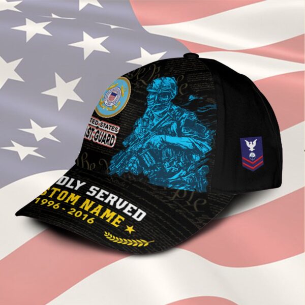 US Coast Guard, Lest We Forget – Classic Cap Gift for Men Dad Fathers