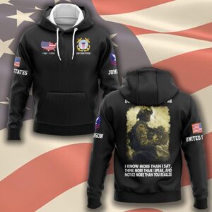 US Coast Guard, Lest We Forget – Hoodie - Gift for Dad Father's Day