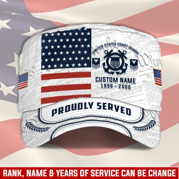US Coast Guard, Lest We Forget – Military Cap Gift for Men Dad Fathers