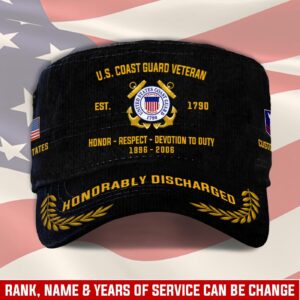 US Coast Guard, Lest We Forget – Military Cap Gift for Men Dad Fathers