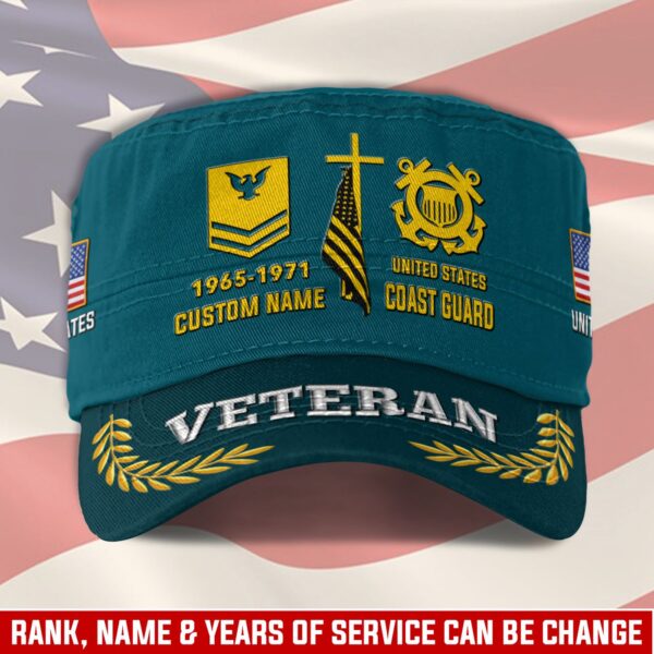 US Coast Guard, Lest We Forget – Military Cap Gift for Men Dad Fathers