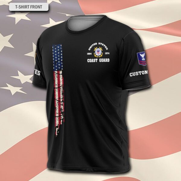 US Coast Guard, Lest We Forget – T-Shirt – Gift for Dad Father’s Day
