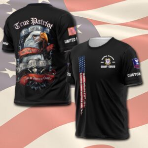 US Coast Guard, Lest We Forget – T-Shirt - Gift for Dad Father's Day