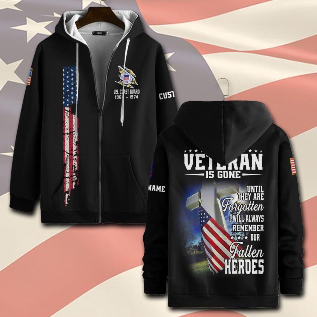 US Coast Guard, Lest We Forget – Zip Hoodie – Gift for Dad Father’s Day US Coast Guard, Lest We Forget – Zip Hoodie – Gift for Dad Father’s Day