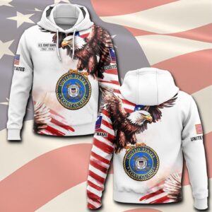US Coast Guard, Life And Pride – Hoodie - Gift for Dad Father's Day