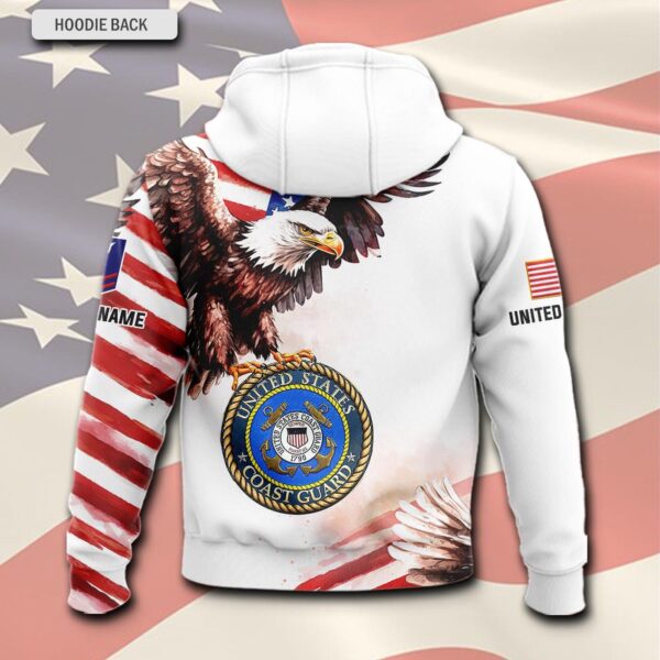 US Coast Guard, Life And Pride – Hoodie – Gift for Dad Father’s Day