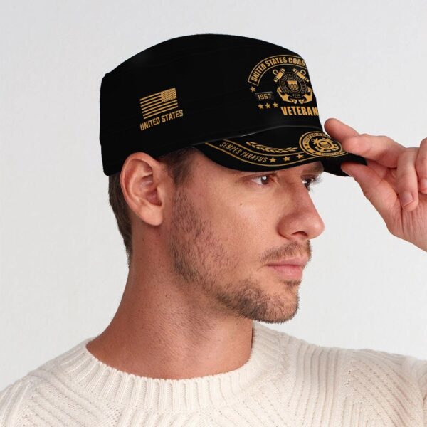 US Coast Guard, Life And Pride – Military Cap Gift for Men Dad Fathers