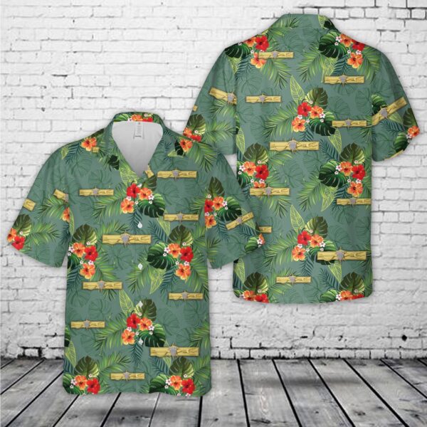 US Coast Guard Marine Safety Insignia Hawaiian Shirt – Gift for Dad Father’s Day