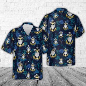 US Coast Guard Master Chief Petty Officer Hawaiian Shirt - Gift for Dad Father's Day
