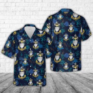US Coast Guard Master Chief Petty Officer Hawaiian Shirt - Gift for Dad Father's Day