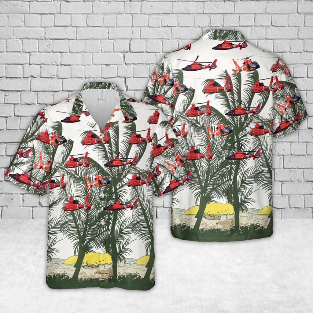 US Coast Guard MH-65 Dolphin Hawaiian Shirt – Gift for Dad Father’s Day US Coast Guard MH-65 Dolphin Hawaiian Shirt – Gift for Dad Father’s Day