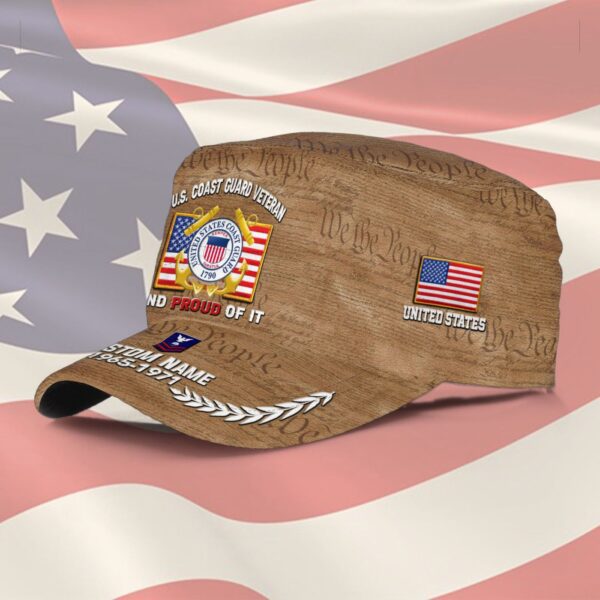 US Coast Guard – Military Cap Gift for Men Dad Fathers
