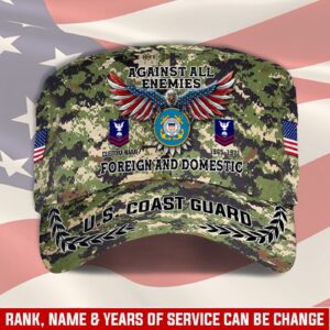 US Coast Guard – Military Cap Gift for Men Dad Fathers