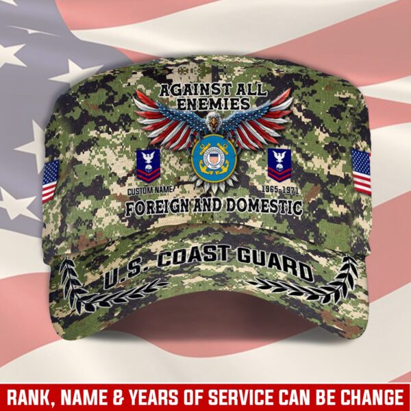 US Coast Guard – Military Cap Gift for Men Dad Fathers
