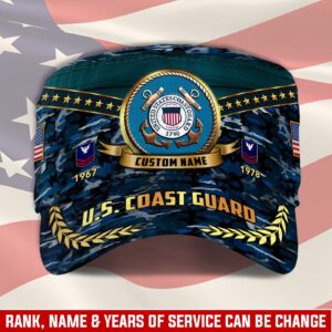US Coast Guard – Military Cap Gift for Men Dad Fathers