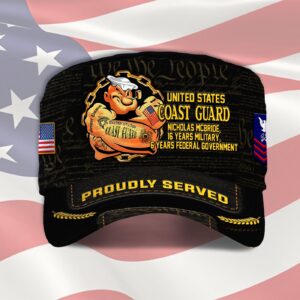 US Coast Guard – Military Cap – THMCCustom24120801 Gift for Men Dad Fathers